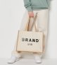 Brand Lab Jute and Canvas Shopper