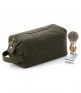 Quadra Heritage Waxed Canvas Wash Bag