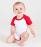 Larkwood Essential Short Sleeve Baby Baseball Bodysuit