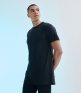 SF Men Longline Dipped Hem T-Shirt