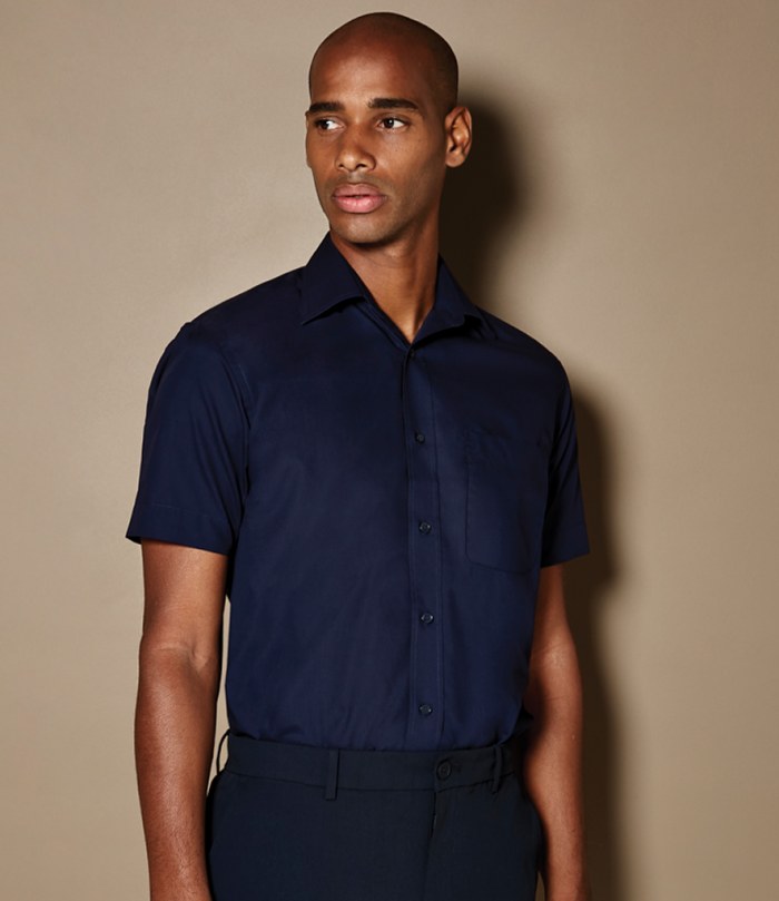 K102-Kustom Kit Short Sleeve Classic Fit Business Shirt-CustomisedClothing