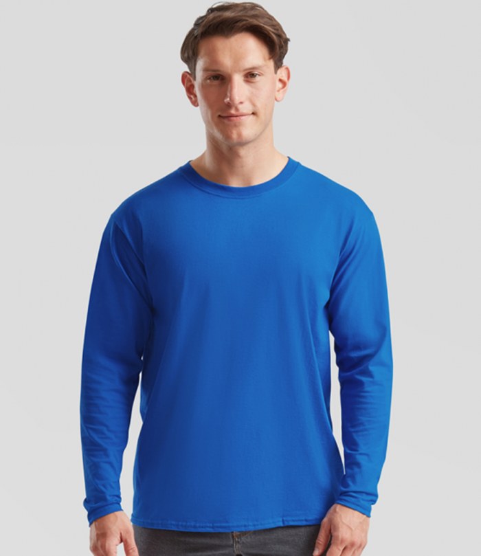 SS21-Fruit of the Loom Long Sleeve Value T-Shirt-CustomisedClothing