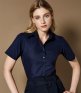 Kustom Kit Ladies Short Sleeve Tailored Business Shirt