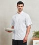 Premier Unisex Short Sleeve Stud Front Chef's Jacket