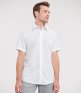 Russell Collection Short Sleeve Tailored Oxford Shirt