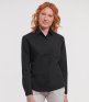 Russell Collection Ladies Long Sleeve Easy Care Cotton Poplin Shirt