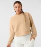 Bella Ladies Raglan Cropped Pullover Sweatshirt