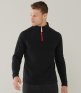 Finden + Hales Zip Neck Piped Micro Fleece