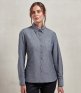 Premier Ladies Organic Fairtrade Long Sleeve Chambray Shirt