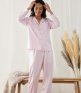 Towel City Ladies Satin Long PJ's