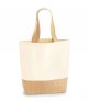 Westford Mill Jute Base Canvas Shopper